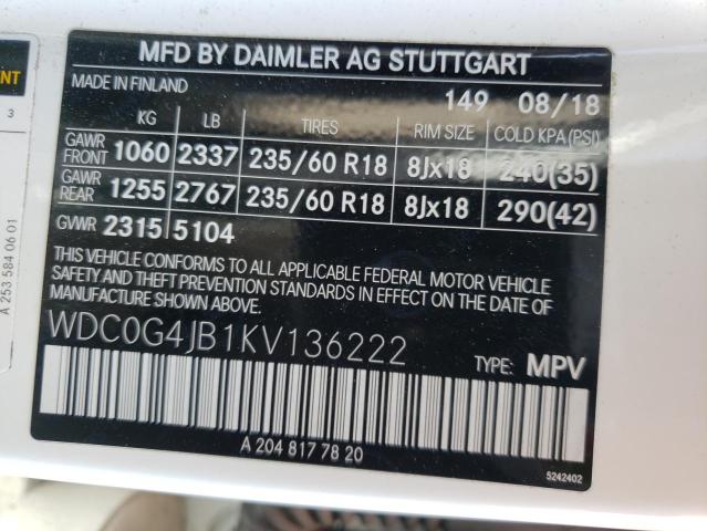 Photo 9 VIN: WDC0G4JB1KV136222 - MERCEDES-BENZ GLC 300 