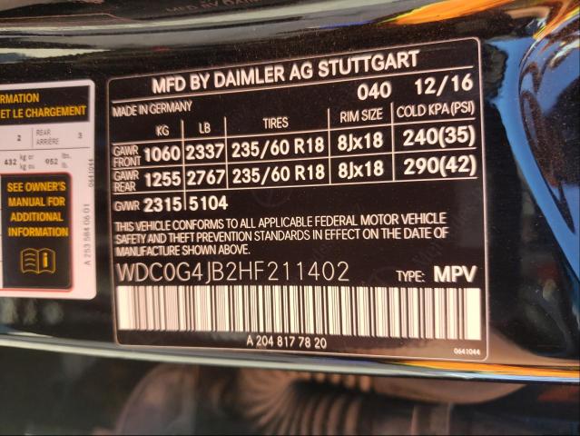 Photo 9 VIN: WDC0G4JB2HF211402 - MERCEDES-BENZ GLC 300 