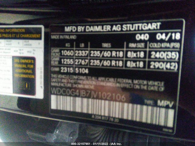 Photo 8 VIN: WDC0G4JB7JV102106 - MERCEDES-BENZ GLC 