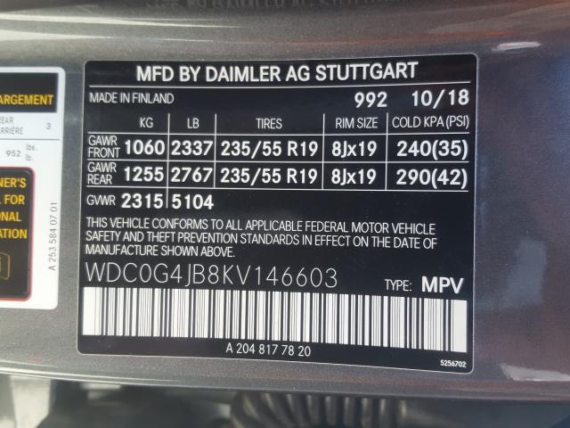 Photo 9 VIN: WDC0G4JB8KV146603 - MERCEDES-BENZ GLC 300 