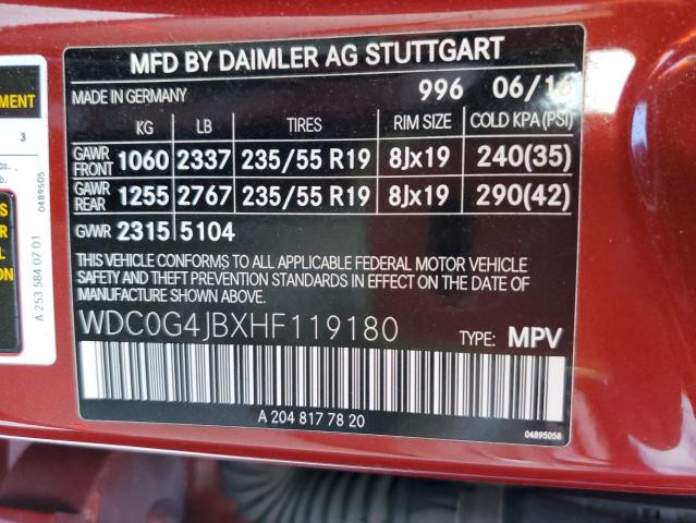 Photo 12 VIN: WDC0G4JBXHF119180 - MERCEDES-BENZ GLC 300 