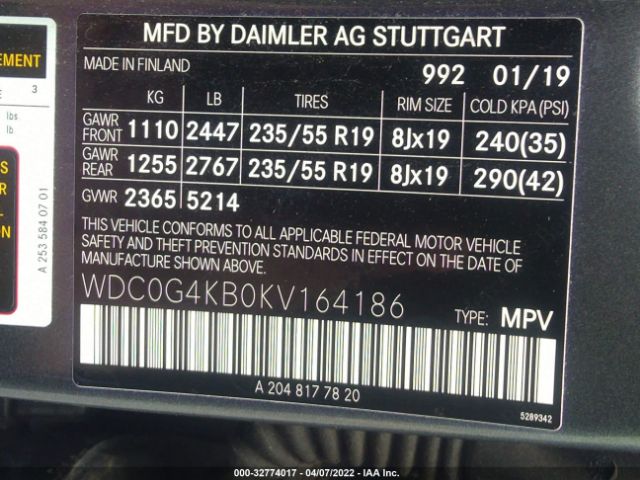 Photo 8 VIN: WDC0G4KB0KV164186 - MERCEDES-BENZ GLC 