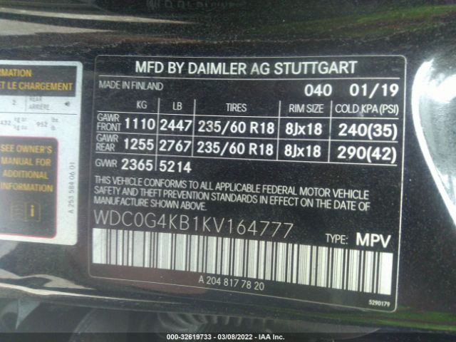 Photo 8 VIN: WDC0G4KB1KV164777 - MERCEDES-BENZ GLC 