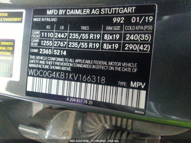 Photo 8 VIN: WDC0G4KB1KV166318 - MERCEDES-BENZ GLC 