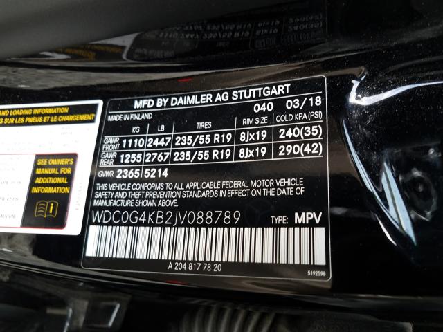 Photo 9 VIN: WDC0G4KB2JV088789 - MERCEDES-BENZ GLC-300 