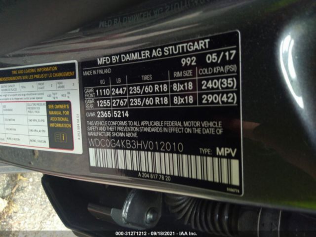 Photo 8 VIN: WDC0G4KB3HV012010 - MERCEDES-BENZ GLC 