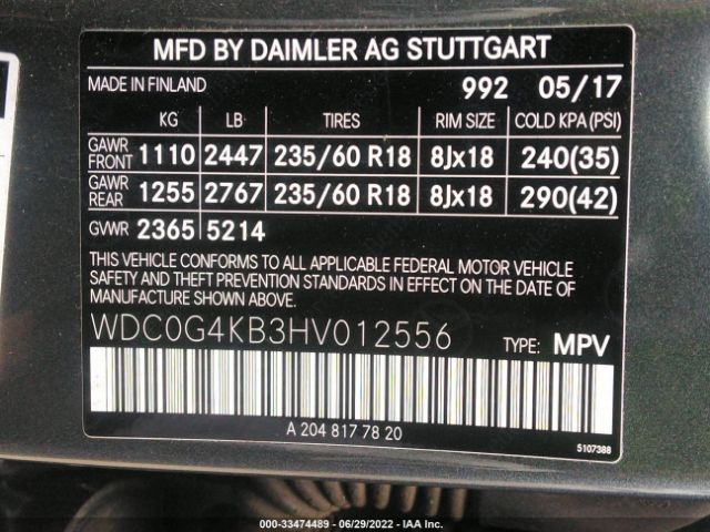 Photo 8 VIN: WDC0G4KB3HV012556 - MERCEDES-BENZ GLC 