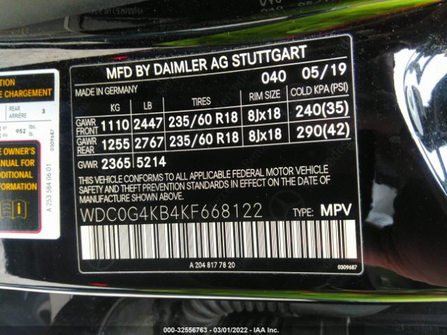 Photo 8 VIN: WDC0G4KB4KF668122 - MERCEDES-BENZ GLC 