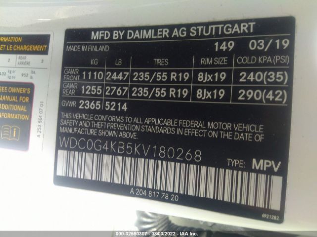 Photo 8 VIN: WDC0G4KB5KV180268 - MERCEDES-BENZ GLC 