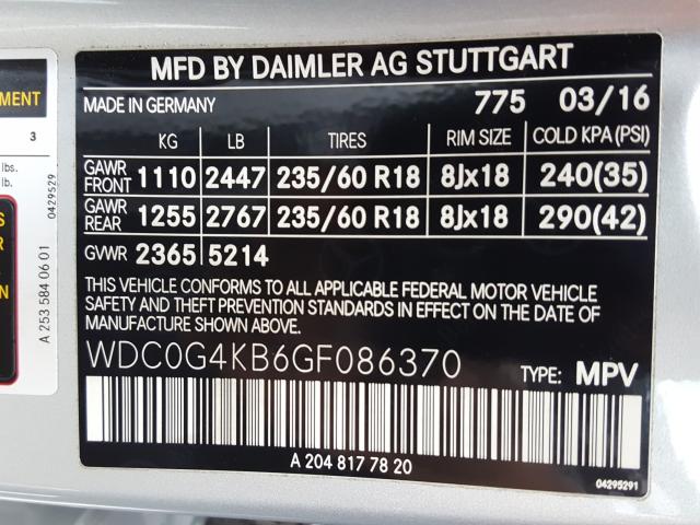 Photo 9 VIN: WDC0G4KB6GF086370 - MERCEDES-BENZ GLC 300 4M 