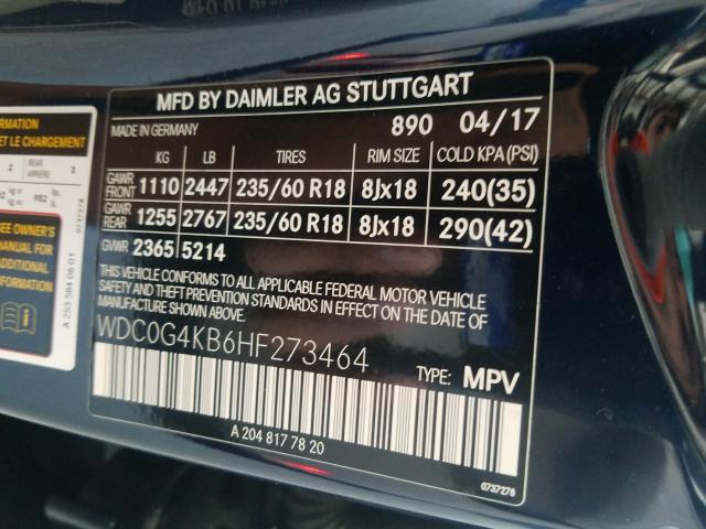 Photo 9 VIN: WDC0G4KB6HF273464 - MERCEDES-BENZ GLC 300 4M 