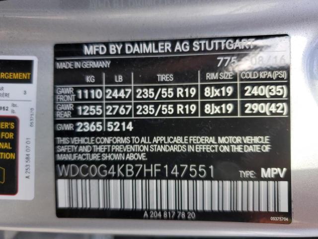 Photo 12 VIN: WDC0G4KB7HF147551 - MERCEDES-BENZ GLC 300 