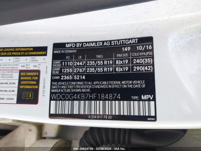 Photo 8 VIN: WDC0G4KB7HF184874 - MERCEDES-BENZ GLC 300 