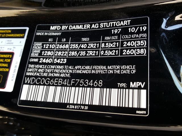 Photo 9 VIN: WDC0G6EB4LF753468 - MERCEDES-BENZ GLC-43 