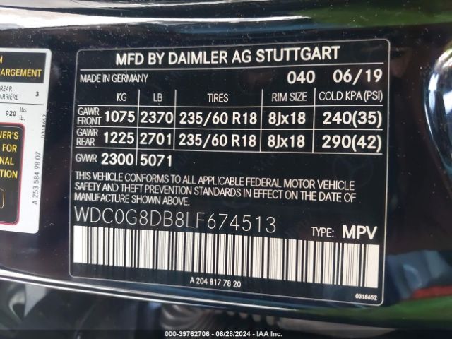 Photo 8 VIN: WDC0G8DB8LF674513 - MERCEDES-BENZ GLC 300 