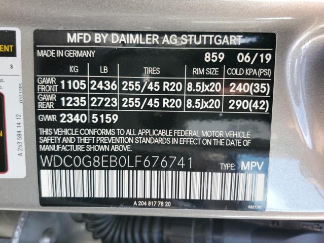 Photo 12 VIN: WDC0G8EB0LF676741 - MERCEDES-BENZ GLC-CLASS 