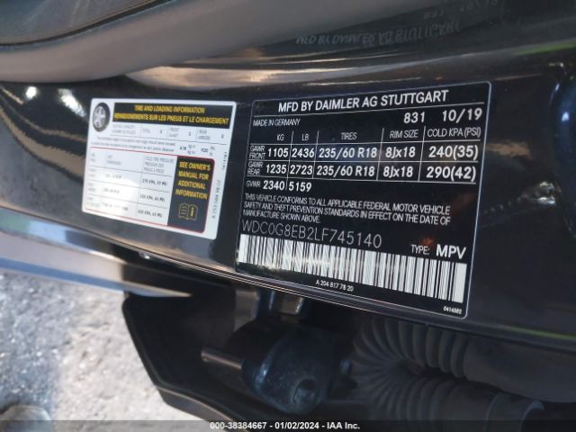 Photo 8 VIN: WDC0G8EB2LF745140 - MERCEDES-BENZ GLC 300 