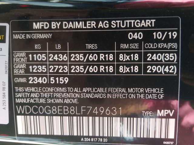 Photo 9 VIN: WDC0G8EB8LF749631 - MERCEDES-BENZ GLC 300 4M 