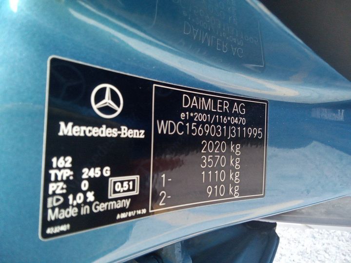 Photo 20 VIN: WDC1569031J311995 - MERCEDES-BENZ CLASE GLA 