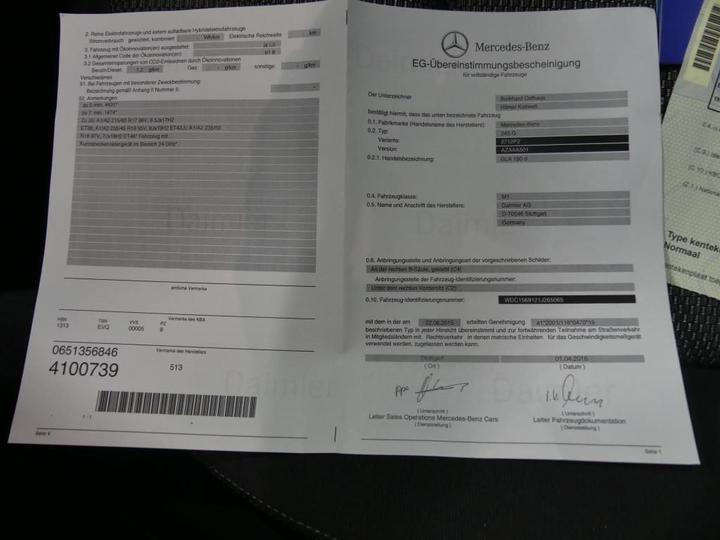 Photo 13 VIN: WDC1569121J265065 - MERCEDES-BENZ GLA 