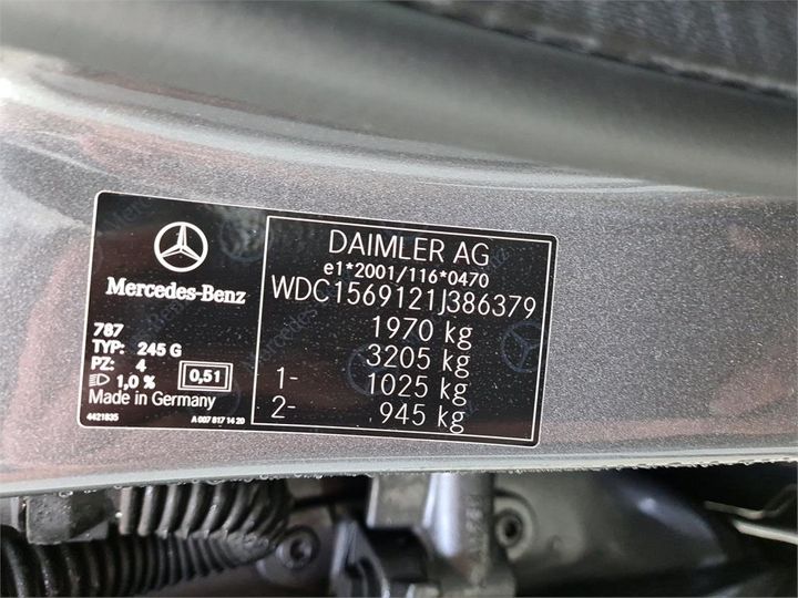 Photo 8 VIN: WDC1569121J386379 - MERCEDES-BENZ GLA 180 