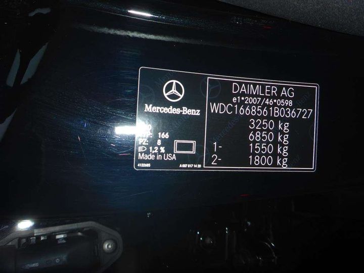 Photo 9 VIN: WDC1668561B036727 - MERCEDES-BENZ KLASA GL 