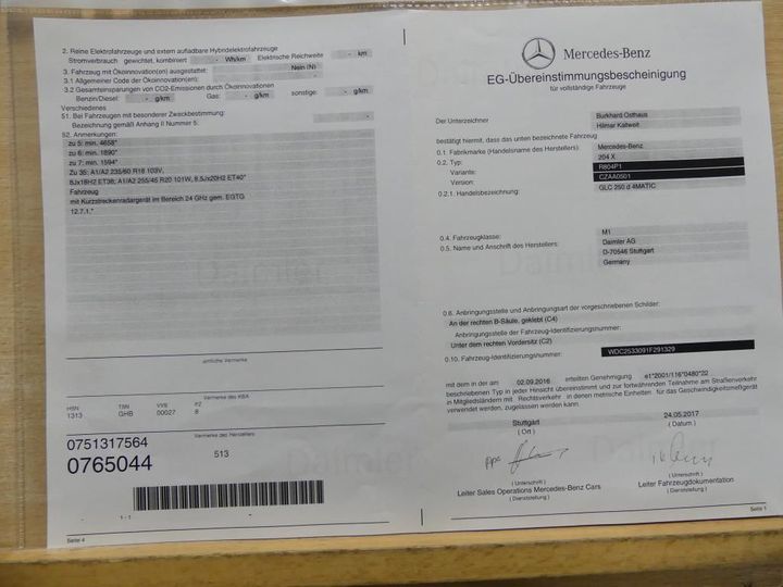 Photo 12 VIN: WDC2533091F291329 - MERCEDES-BENZ GLC COUPE 