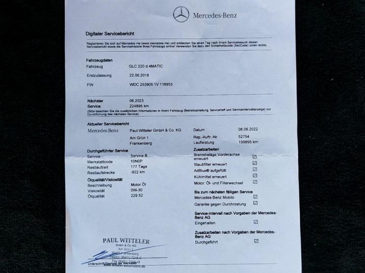 Photo 10 VIN: WDC2539051V116953 - MERCEDES-BENZ GLC 220D 