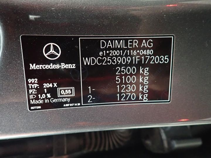 Photo 12 VIN: WDC2539091F172035 - MERCEDES-BENZ CLASSE GLC 