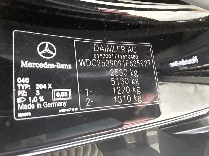 Photo 12 VIN: WDC2539091F625927 - MERCEDES-BENZ GLC 250 D 4MATIC 