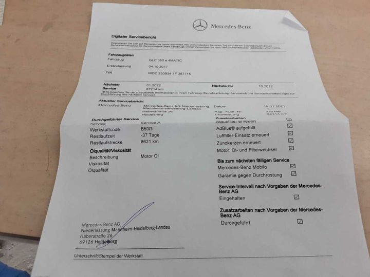 Photo 9 VIN: WDC2539541F357715 - MERCEDES-BENZ GLC -KLASSE 