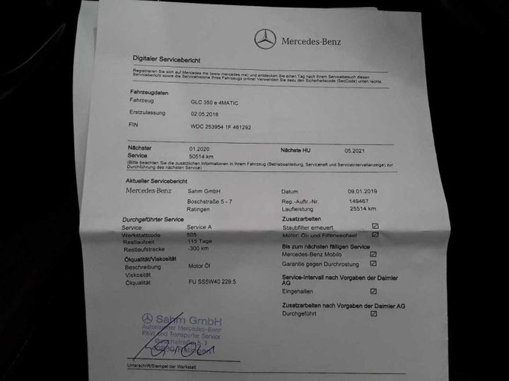 Photo 20 VIN: WDC2539541F461292 - MERCEDES-BENZ GLC 350 E 