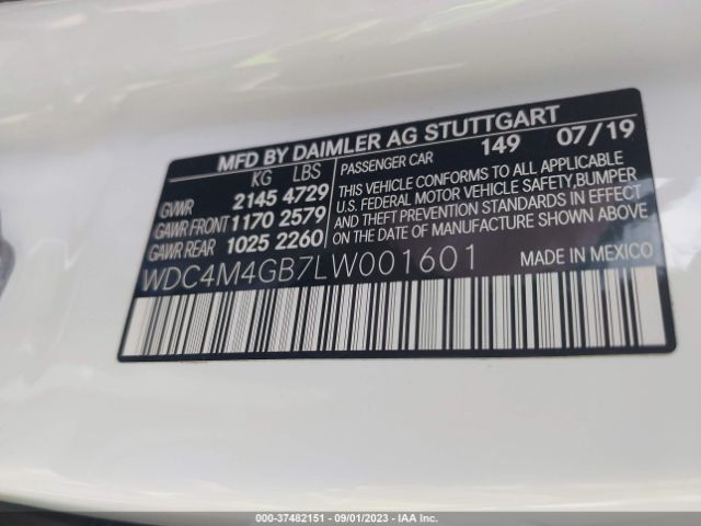 Photo 8 VIN: WDC4M4GB7LW001601 - MERCEDES-BENZ GLB 250 