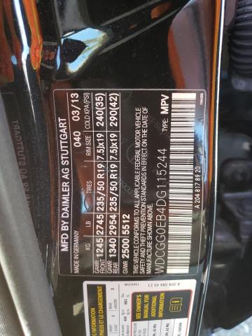 Photo 12 VIN: WDCGG0EB4DG115244 - MERCEDES-BENZ GLK 250 BL 