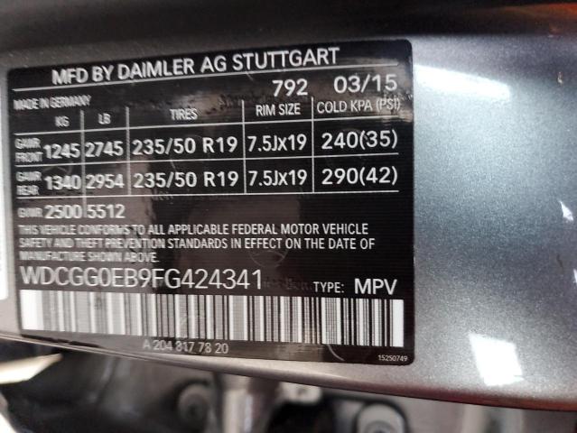 Photo 11 VIN: WDCGG0EB9FG424341 - MERCEDES-BENZ GLK-CLASS 