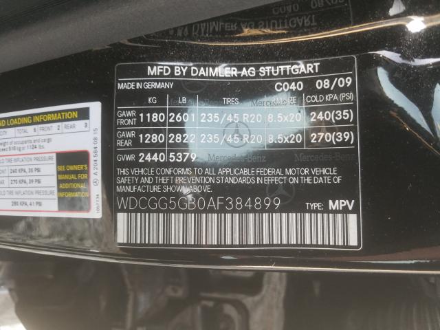 Photo 9 VIN: WDCGG5GB0AF384899 - MERCEDES-BENZ GLK 350 