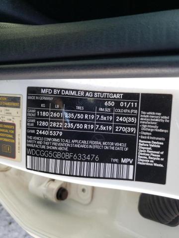 Photo 11 VIN: WDCGG5GB0BF633476 - MERCEDES-BENZ GLK 350 