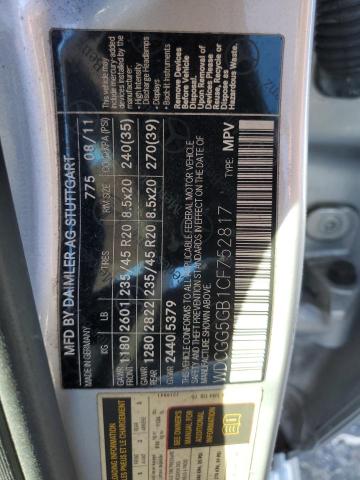 Photo 12 VIN: WDCGG5GB1CF752817 - MERCEDES-BENZ GLK 350 