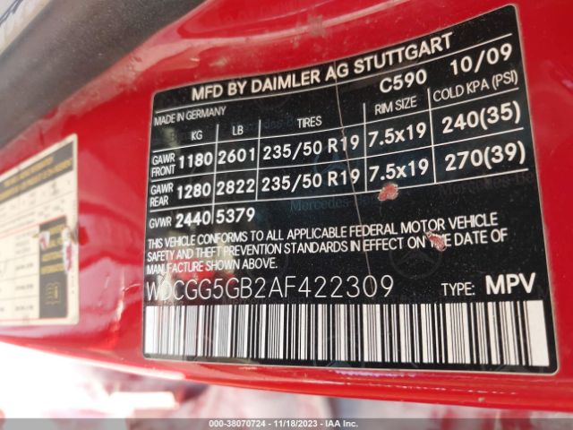 Photo 8 VIN: WDCGG5GB2AF422309 - MERCEDES-BENZ GLK 350 