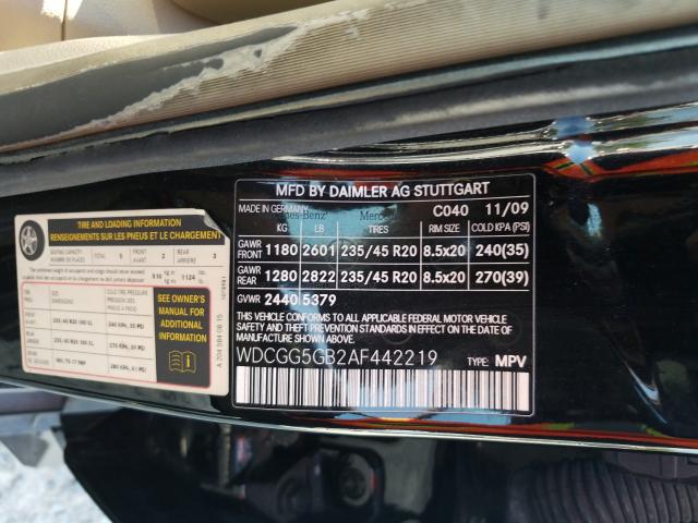 Photo 9 VIN: WDCGG5GB2AF442219 - MERCEDES-BENZ GLK 350 