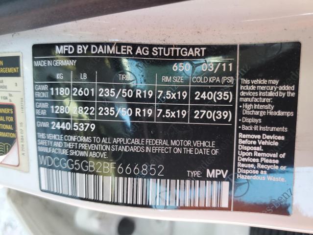 Photo 13 VIN: WDCGG5GB2BF666852 - MERCEDES-BENZ GLK 350 