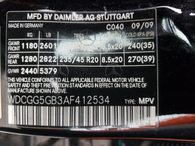 Photo 9 VIN: WDCGG5GB3AF412534 - MERCEDES-BENZ GLK 350 