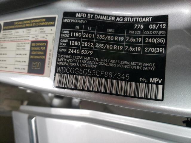 Photo 9 VIN: WDCGG5GB3CF887345 - MERCEDES-BENZ GLK 350 