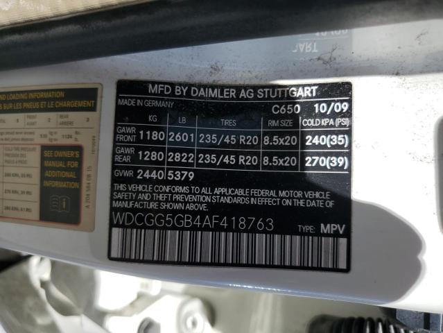 Photo 12 VIN: WDCGG5GB4AF418763 - MERCEDES-BENZ GLK 350 