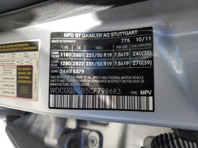 Photo 9 VIN: WDCGG5GB5CF798683 - MERCEDES-BENZ GLK 350 