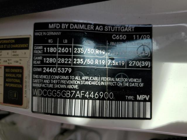 Photo 12 VIN: WDCGG5GB7AF446900 - MERCEDES-BENZ GLK 350 