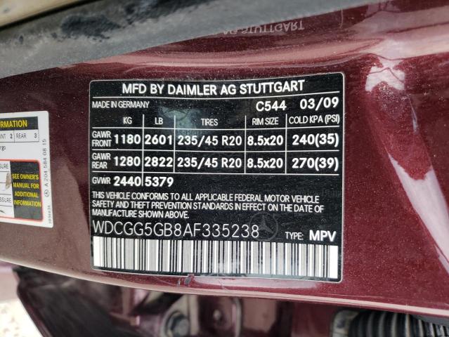 Photo 12 VIN: WDCGG5GB8AF335238 - MERCEDES-BENZ GLK-CLASS 