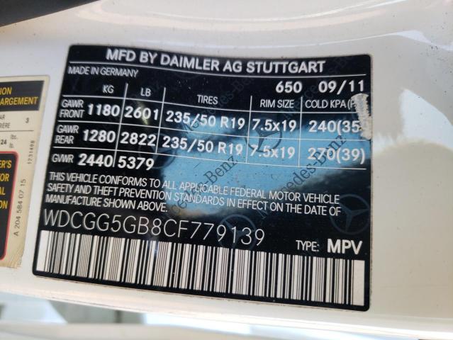 Photo 9 VIN: WDCGG5GB8CF779139 - MERCEDES-BENZ GLK 350 