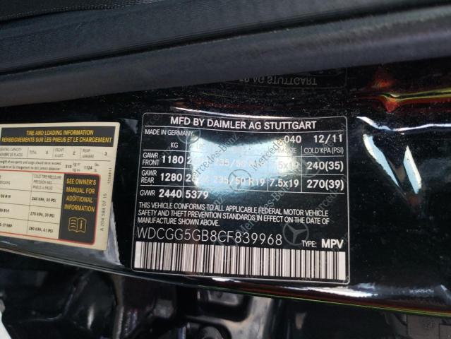 Photo 9 VIN: WDCGG5GB8CF839968 - MERCEDES-BENZ GLK 350 