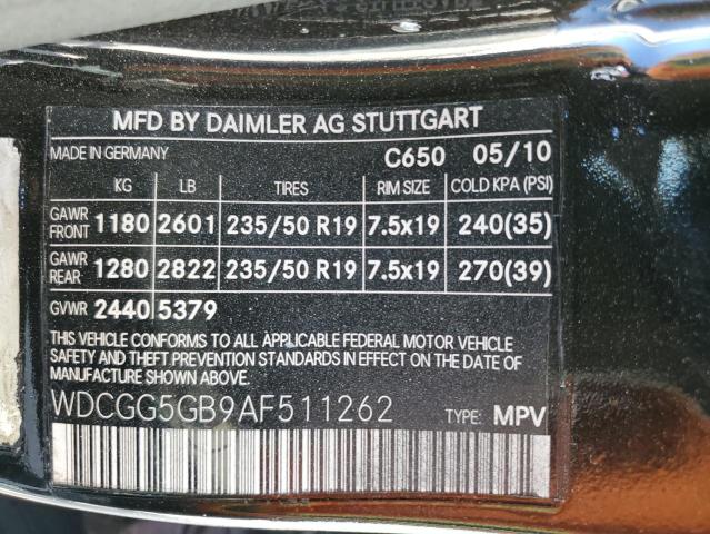 Photo 12 VIN: WDCGG5GB9AF511262 - MERCEDES-BENZ GLK 350 